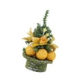 thumbnail image 1 of TISHITA Artificial Tabletop Christmas Tree Mini Xmas Tree Desk Christmas Tree Potted Plants for Party, Shelf, Indoor,Holiday,Birthday Golden, 1 of 8