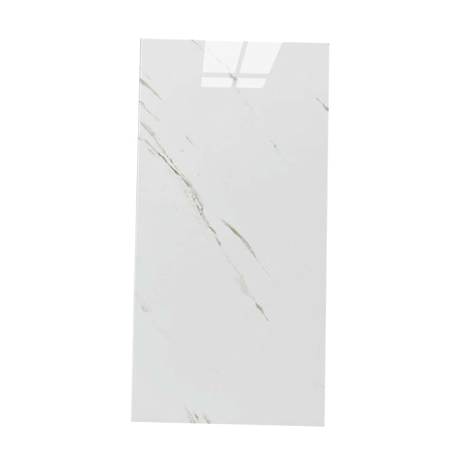 TISHITA Backsplash Wall Imitation Marble Decorative PVC Wall Panel for Fireplace Home Laundry Room Bathroom