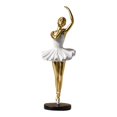 thumbnail image 1 of TISHITA Ballerina Statues Figurines Ballet Dancer Sculpture Entrance Bedroom Fashion Style B Aureate, 1 of 8