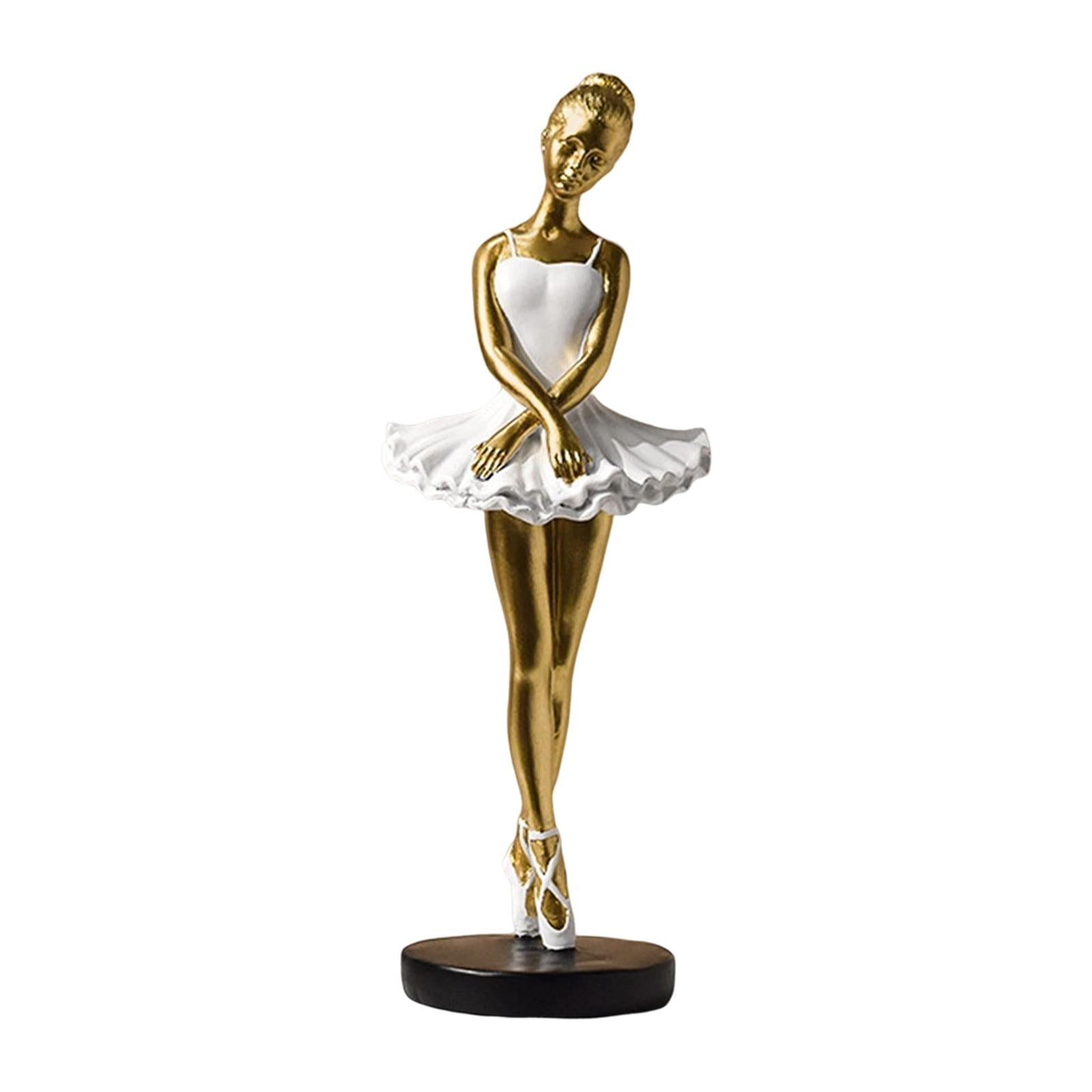 TISHITA Ballerina Statues Figurines Ballet Dancer Sculpture Entrance  Bedroom Fashion Style C Aureate - Walmart.com, image size:1600x1600