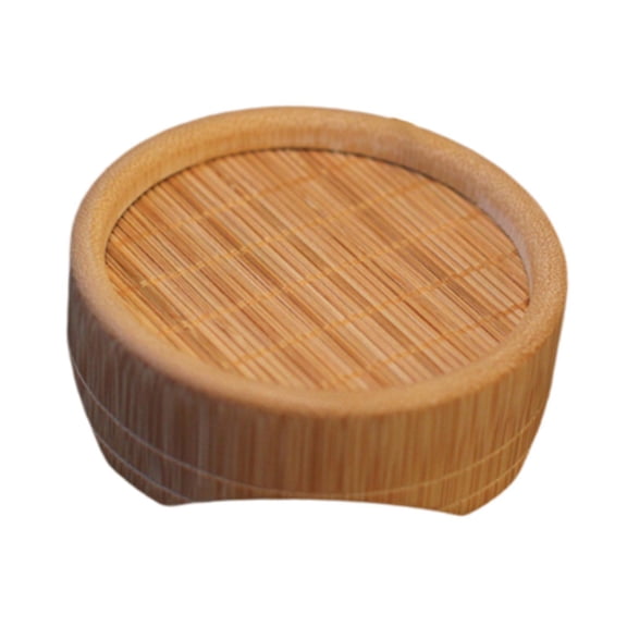 TISHITA Bamboo Teapot Mat Anti Hot Stand Mat,Modern Decorative,Gifts Table Coaster Heat Resistant Pad Hot Pad for