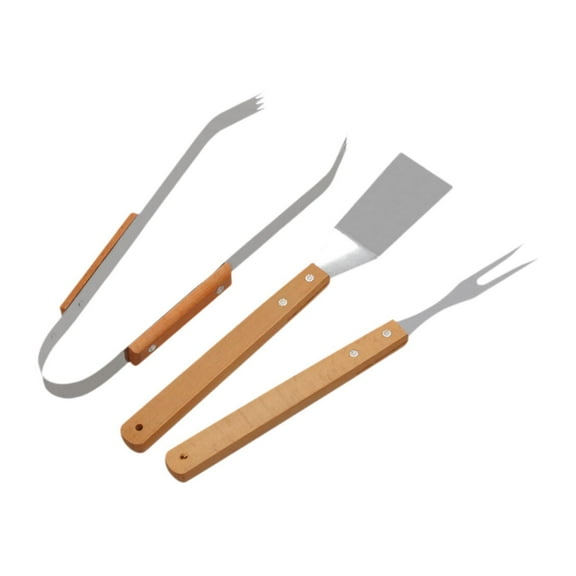 TISHITA Barbecue Tool Kits BBQ Grill Tool Set Sturdy Clamp Lightweight Easy to Use Easy Carrying Stainless Steel for Family Gathering