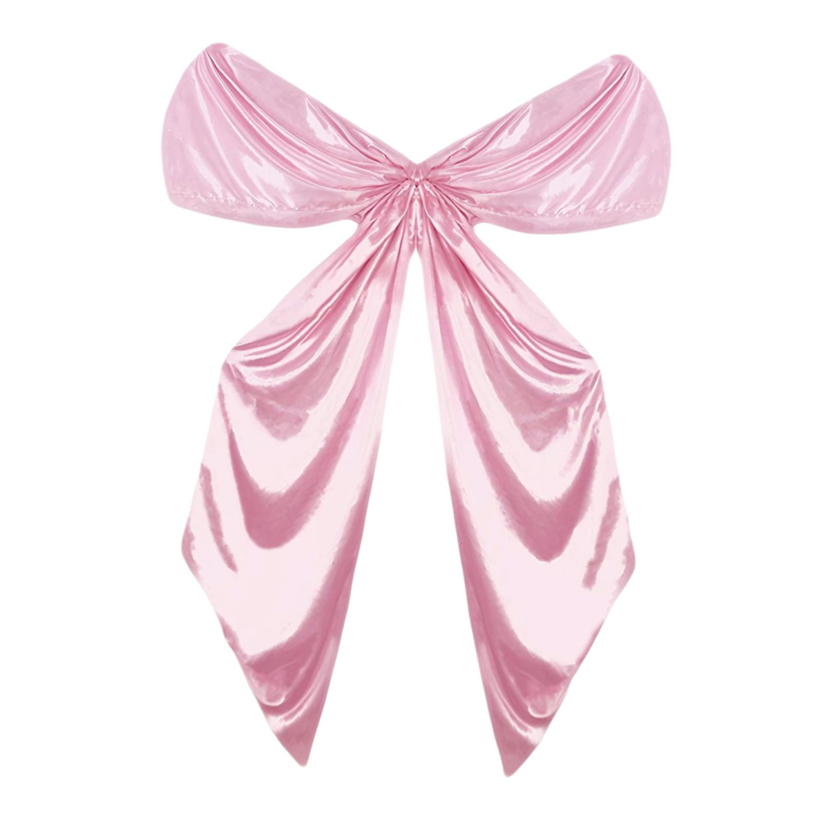 TISHITA Big Pink Bow,Birthday Party Decor for Girl Women,Extra Large Satin Ribbon Bow for Bridal Shower Engagement Party