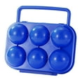 thumbnail image 1 of TISHITA Camping Egg Holder Picnic Eggs Container Shockproof Compact Dispenser Portable Egg Carrier 6 Grid Eggs Storage Box for Hiking Blue, 1 of 8