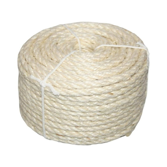 TISHITA Cat Sisal Rope,Cat Tree Rope,Replacement,Gardening,DIY Hemp Twine Rope,Cat Towers Repair Rope for Cat Scratcher,Cat Tree Towers 8mm x 15m