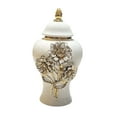 thumbnail image 1 of TISHITA Ceramic Flower Vase Porcelain Ginger Jar Gifts Ornament Display Glaze Decorative Temple Jar Organizer for Living Room Wedding, 1 of 8