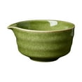 thumbnail image 1 of TISHITA Ceramic Matcha Bowl Handcrafted 450ml for Whisking Matcha Japanese Tea Cup Traditional Porcelain Tea Bowl for Tea Lovers Gift Dark Green, 1 of 8