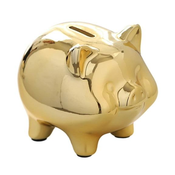 TISHITA Ceramic Pig Figurine Piggy Bank Home Decoration Souvenir Lovely Pig Decorative Ornament Jar Canister for Kids Girls Exquisite