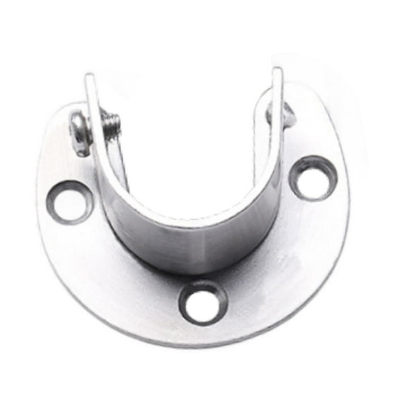 TISHITA Closet Pole Socket Closet Rod Socket Stainless Steel, Curtain Rod Pole, Closet Rod Holder, for Shower Curtain Rod Shower Pole Inner Diameter 20mm