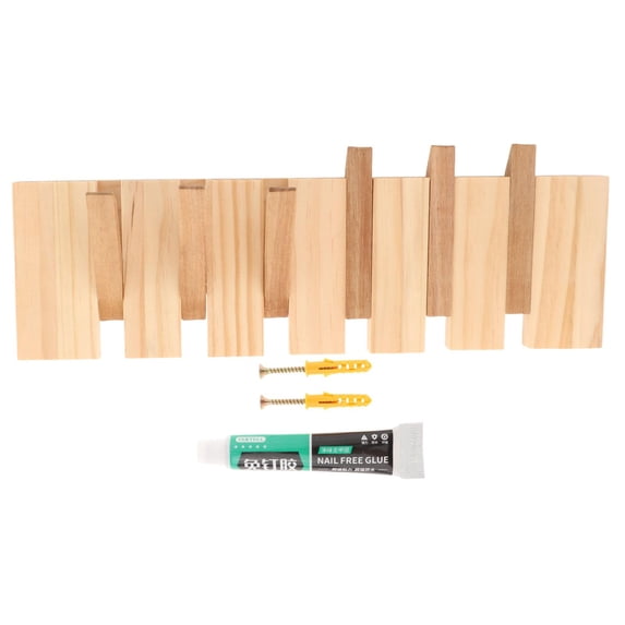 TISHITA Coat Hat Rack Wall Hooks for Hanging, Piano Keys Porch Hooks Rack ,Wall Mounted Coat Rack for Scarves Farmhouse 6 Hooks