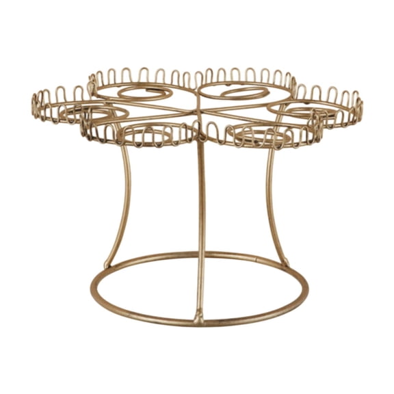 TISHITA Cone Holder Waffle Cone Display Stand 6 Holes Retro Versatile Stable Cupcake Display Rack for Wedding Christmas Party Picnics