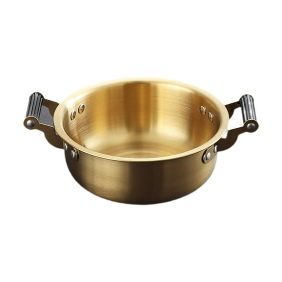 TISHITA Cooking Pot French Fries Cooker Stockpot Steak Pot Cookware Korean Ramen Pot 18cm