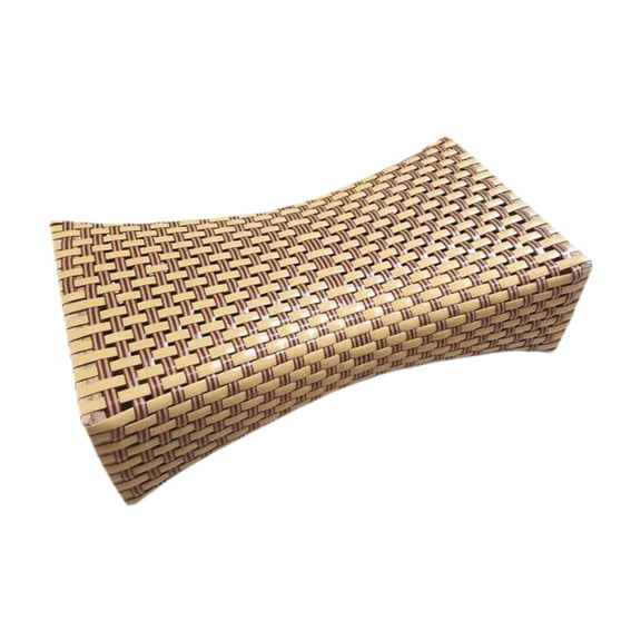 TISHITA Cooling Woven Pillow Neck Support Rattan Design Bathtub Neck Pillow Ergonomic Hollow Structure Non Slip Sauna Cushion Simulated Rattan Suitable for Spa Home Relaxation