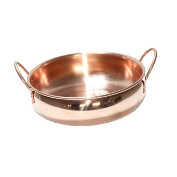 TISHITA Copper Hot Pot Shabu Shabu Hot Pot Kitchen Cookware Soup Pot Quick Heat Polished Thick Kitchen Cooker Hot Pot Shabu Shabu Pot 36cm