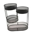 thumbnail image 1 of TISHITA Countertop Fruit Basket Bread Basket Multiuse Iron Wire Space Saver Fruit Holder 4 Layer for Veggie Fruit Snack Table Counter Black, 1 of 8