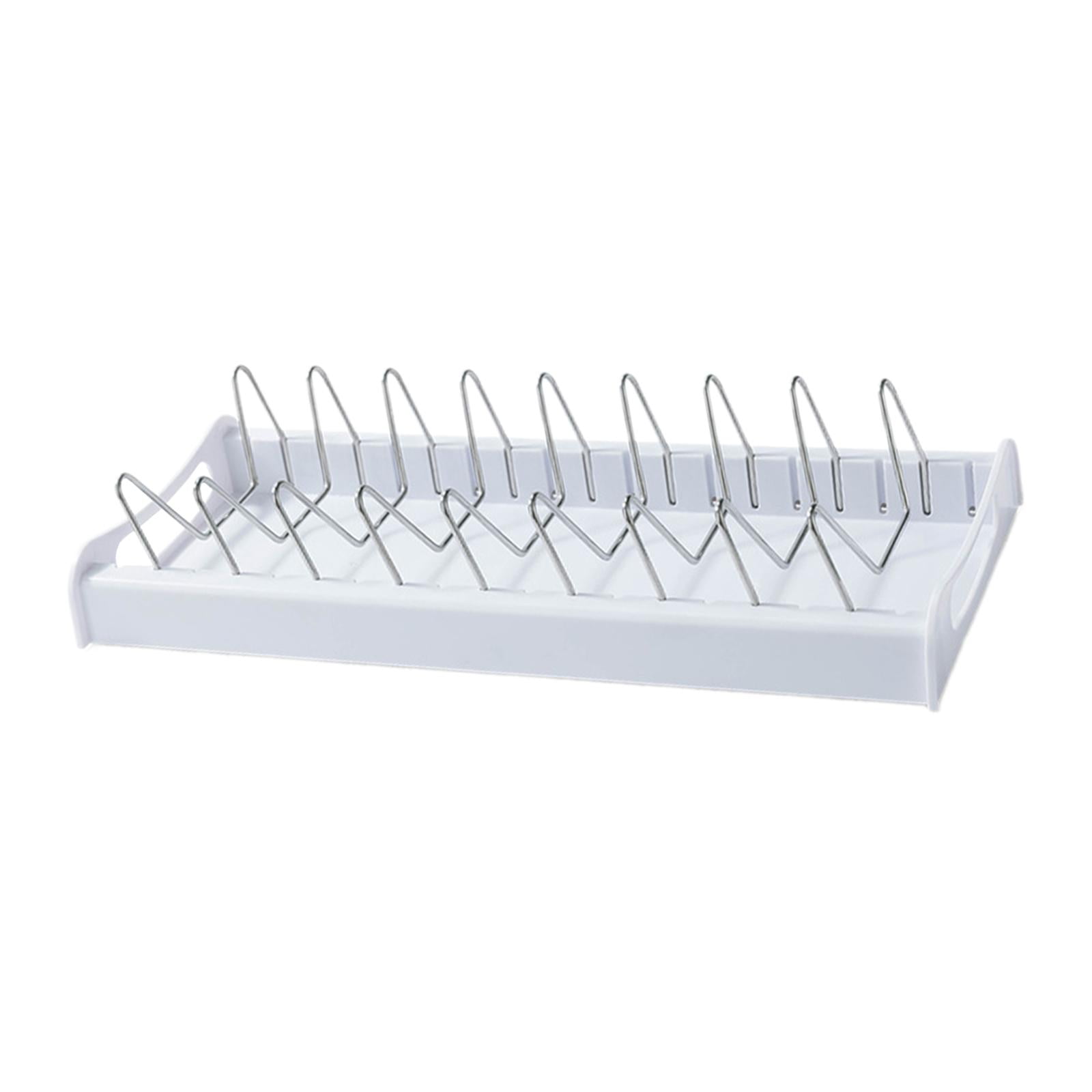 TISHITA Countertop Plate Drying Rack Plate Cradle Organizer Drying ...