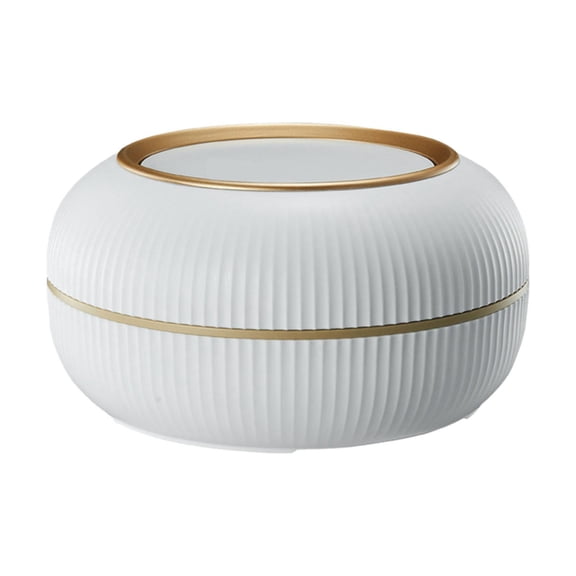 TISHITA Desktop Trash Can Wastebasket Garbage Bin Simplistic Household Bin Waste Bin for Living Room Coffee Table Desk Vanity Dresser