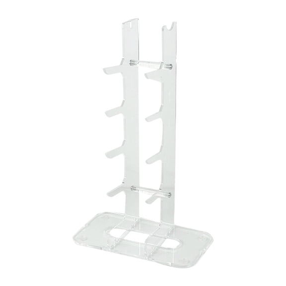TISHITA Display Stand Acrylic Desktop Organizer Collection Knives Storage Stand Holder for Knives Clear
