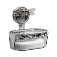 thumbnail image 1 of TISHITA Dragonfly Suction Cup Soap Box Sponge Holder Soap Container Soap Dish Soap Tray for Bath Bathtub Toilet Countertop Decorative gray, 1 of 8