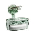 thumbnail image 1 of TISHITA Dragonfly Suction Cup Soap Box Sponge Holder Soap Container Soap Dish Soap Tray for Bath Bathtub Toilet Countertop Decorative green, 1 of 8