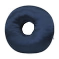 thumbnail image 1 of TISHITA Ear Piercing Pillow 30cm Comfortable Breathable Neck Support Removable Ergonomic Invisible Zipper O Shaped Side Sleepers Pillow navy blue, 1 of 8