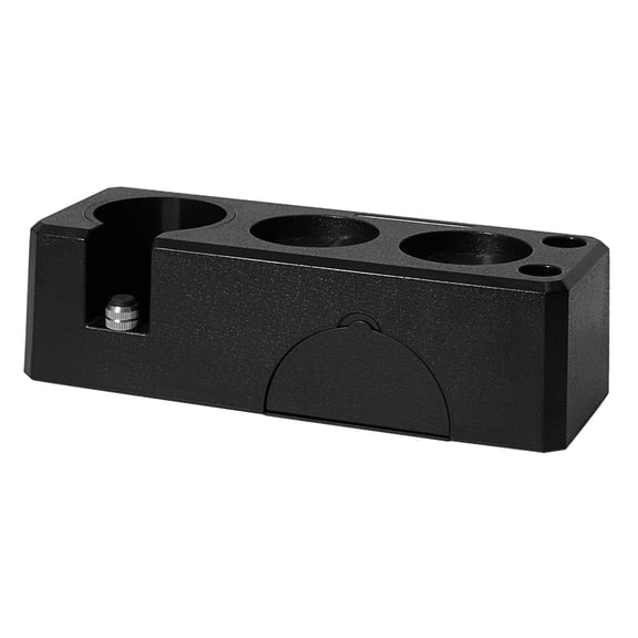 TISHITA Espresso Tamping Station Espresso Tamper Stand Easily Clean Utility Gadget Base Support Multipurpose Sturdy Coffee Tamper Stand black