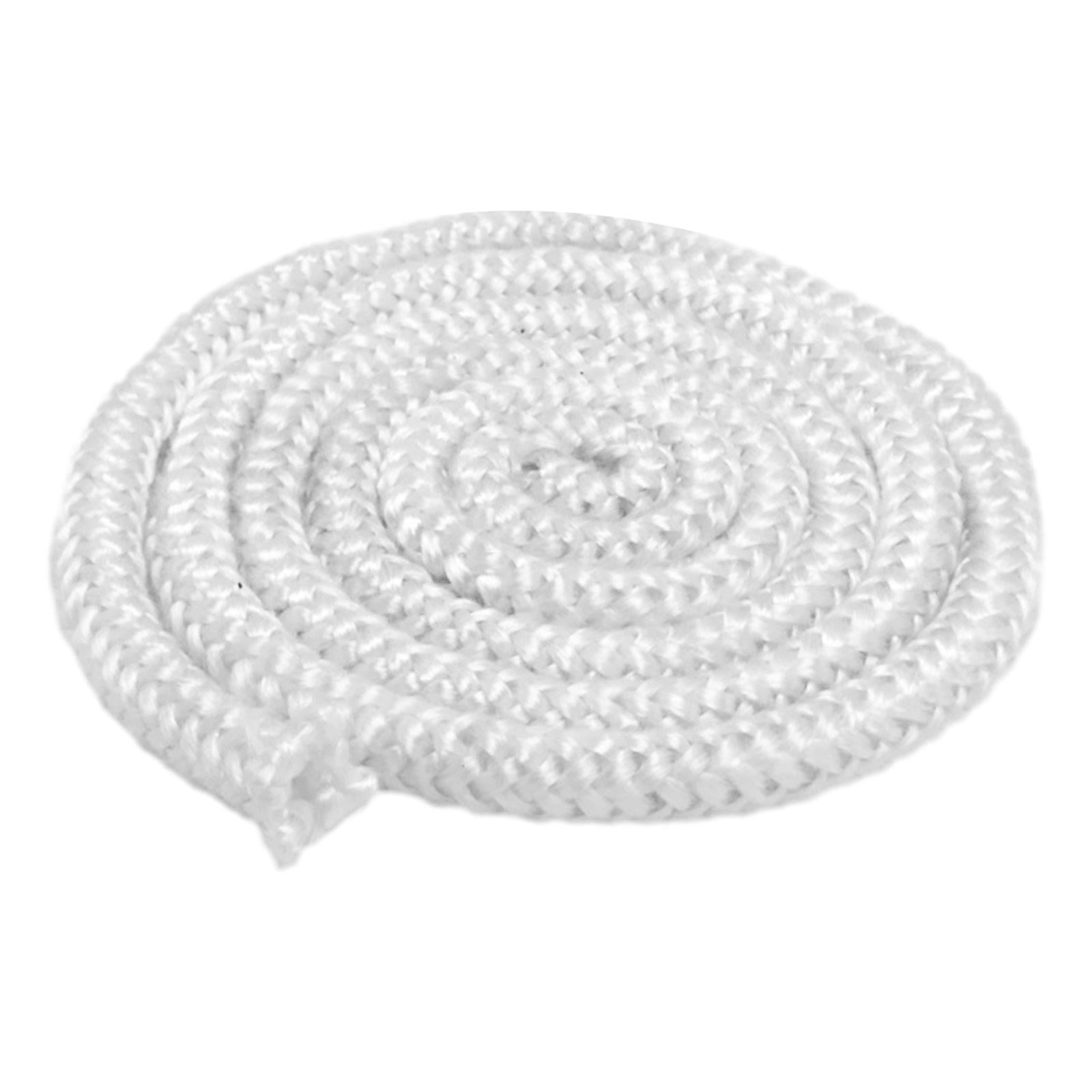 TISHITA Fireplace Door Seal Rope, Door Gasket Fiberglass Rope Seal Fire Resistance High Temperature Gasket Rope 16mmx2m