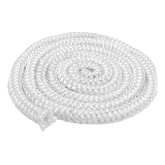 TISHITA Fireplace Door Seal Rope, Door Gasket Fiberglass Rope Seal Fire Resistance High Temperature Gasket Rope 16mmx2m