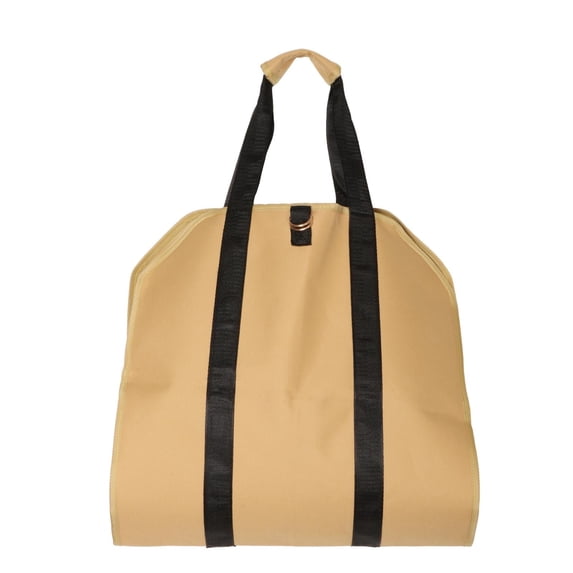 TISHITA Firewood Carrier Log Tote Handbag Fireplace Accessory Fire Wood Holder Wood Carrying Bag for Travel Indoor Backpacking Picnic Khaki