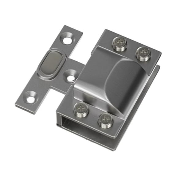 TISHITA Floor Latch Lock Glass Door Lock Stainless Steel Fits 5-8 mm Push Sliding Door Lock Gate Latch for Glass Door Shops Bathroom