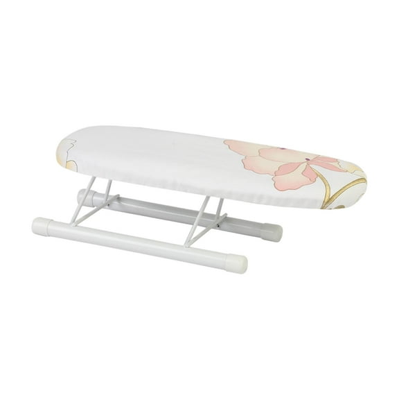 TISHITA Foldable Ironing Board, Small Ironing Board, Garment Ironing, Countertop Ironing Board for Gift, Travel, Home Flower