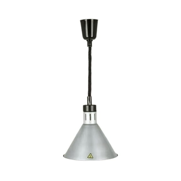 TISHITA Food Heating Lamp, Food Warming Lamp without Bulb, Food Warmer Light, Food Heat Lamp for Chicken, Buffet, Fries, Fried Food Argent