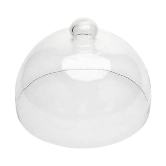 TISHITA Glass Cake Stand Cover, Food Cover, Cake Lid, Pastry Display Cloche for Birthday Serving Platter Wedding Decor 15x20.8cm