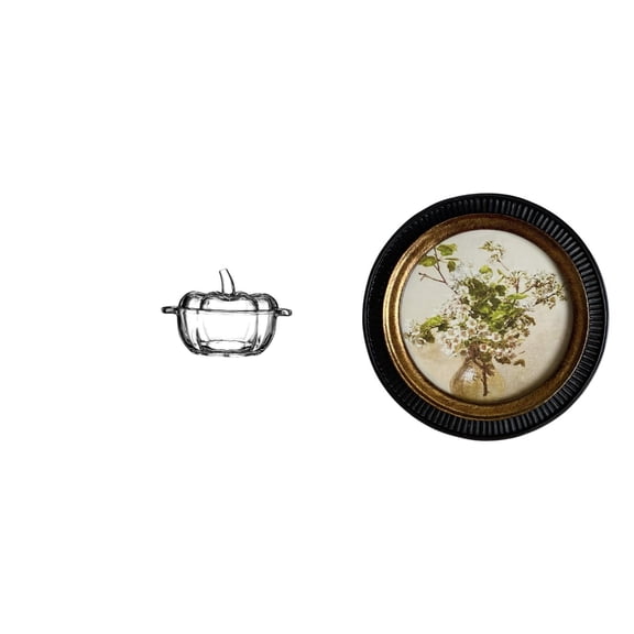 TISHITA Glass Candy Dish Glass Candy Jar with Lid Decorative Candy Jar European Ornate Round Picture Frame Environmental Materials Suitable for Party Living Room Office Bedroom Housewarming