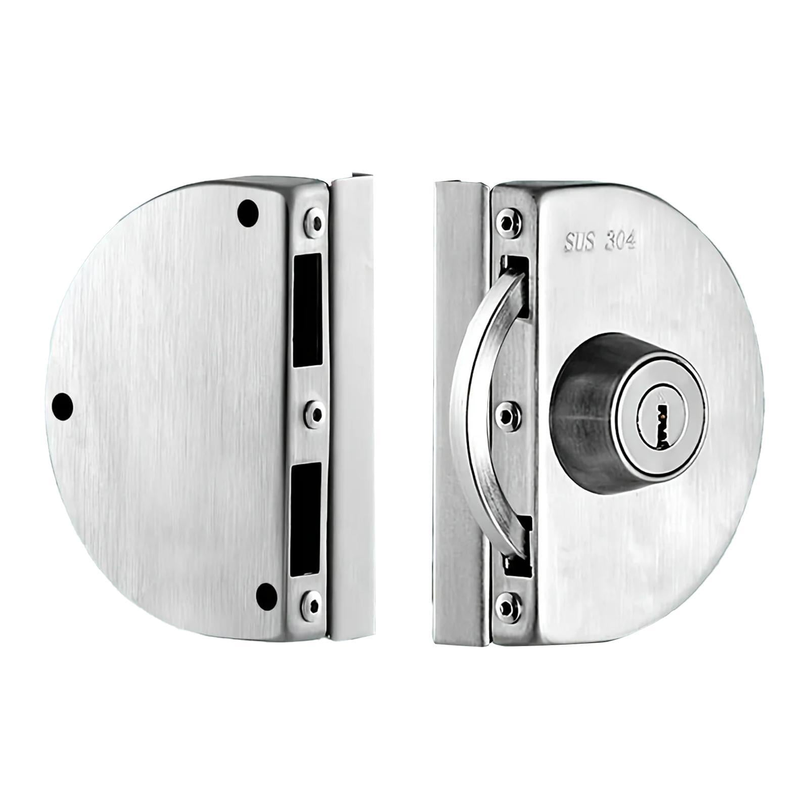 TISHITA Glass Door Lock Double Bolt for1012mm Thick Door Sturdy