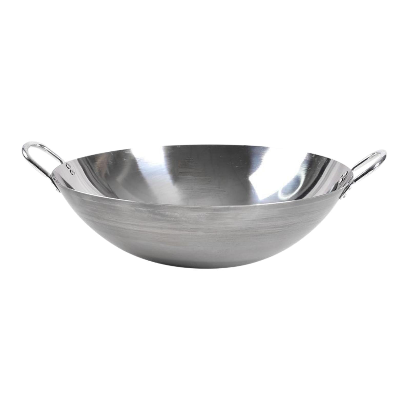 TISHITA Grilling Wok Chinese Wok, Utensils Wok Hot Pot, Multipurpose ...