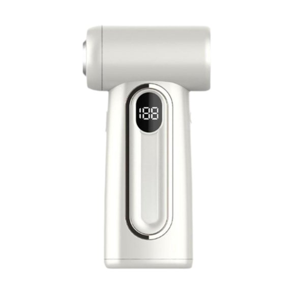 TISHITA Hand Held Fan Hair Dryer Charging with Motor Cooling Fan Personal Fan for Office Dorm Summer Outdoor Works white