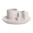 thumbnail image 1 of TISHITA Incense Burner Incense Holder Decor Versatile Housewarming Gift Porcelain Ornament Home Fragrance for Tea Table Yoga SPA Office White, 1 of 8