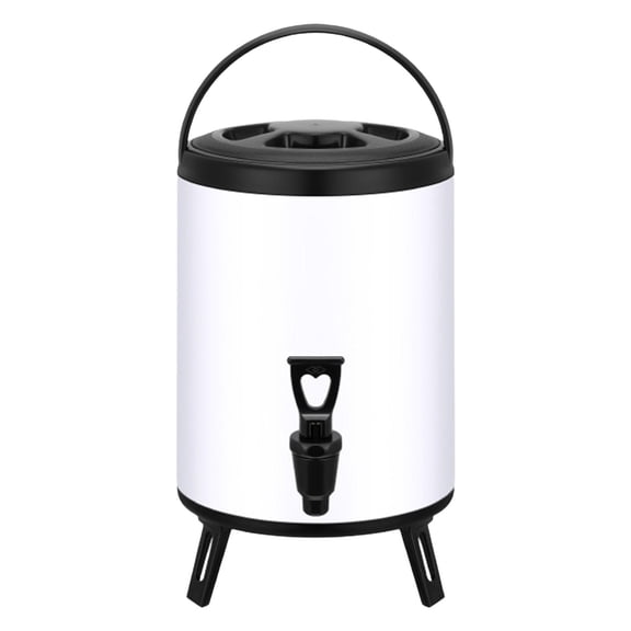 TISHITA Insulated Tea Barrel with Spigot Stock Pots for Event Stalls Parties Wedding 8L