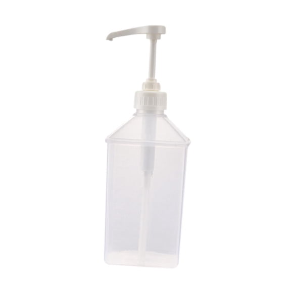 TISHITA Ketchup Syrup Pump Condiment Pump 1L Pump Bottles Salad Seasoning Condiment Fructose Pressure Bottle Sauce Pump for Hotel Use 10CC