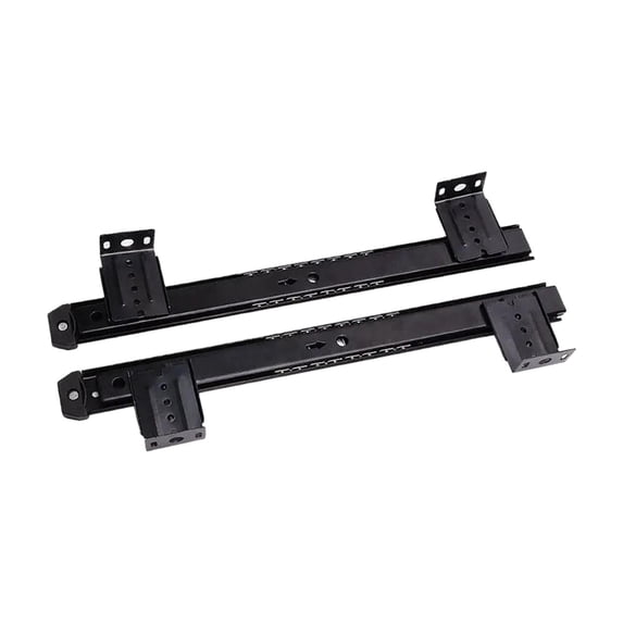 TISHITA Keyboard Drawer Tray Slide Rail Keyboard Tray Slides Home Adjustable Multipurpose Keyboard Organizers under Desk Slider Track Black