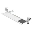 thumbnail image 1 of TISHITA Keyboard Tray C-shaped Clamp Mount Water Sturdy Rust Computer Desk Drawer Keyboard Holder for Improve Posture Home White, 1 of 8