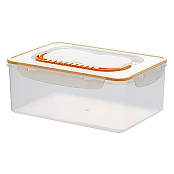 TISHITA Kimchi Container Preservation Container Portable Airtight Lid Pickle Jar Food Storage Box for Snacks Salad Work Fridge Pantry 5.6L