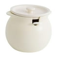 thumbnail image 1 of TISHITA Kitchen Container Ceramic Canister with Lid Spoon Accessories Seasoning Jar Tank Lard Jar for Candy Dining Room Tabletop, 1 of 8