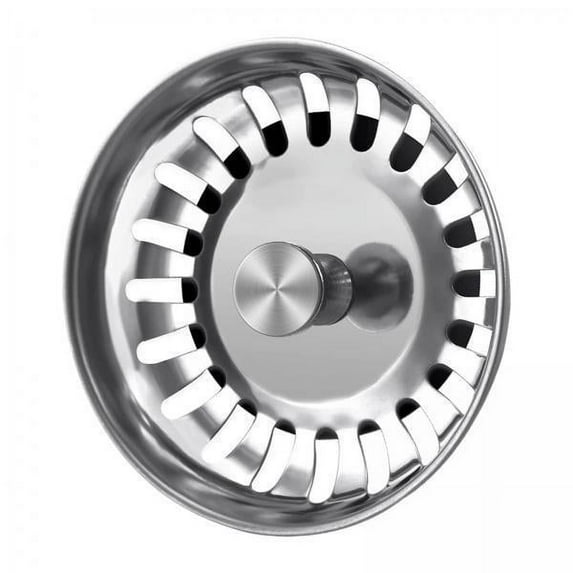 TISHITA Kitchen Sink Drain Strainer Anti Clogging Hair Catcher Household Replacement Argent