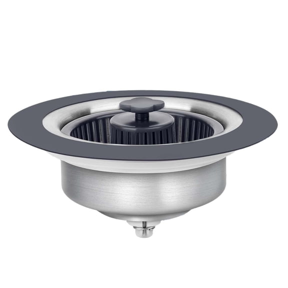 TISHITA Kitchen Sink Drain Strainer and Stopper Kit, Kitchen Sink Replacement Stainless Steel Lightweight Kitchen Sink Stopper