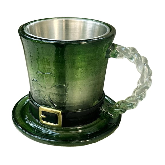 TISHITA Leprechaun Hat Mug Coffee Cup Gift Home Decor Versatile Unique Collection Desktop Ornament for Bar Home Office Themed Parties