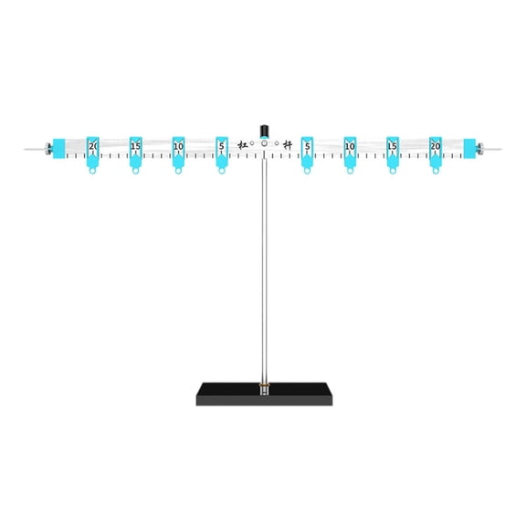 TISHITA Leverage Ruler Experiment Lever Principle Teaching Instrument Physics Teaching Aluminum Alloy Lever Balance Scale and Support Measuring Range 20