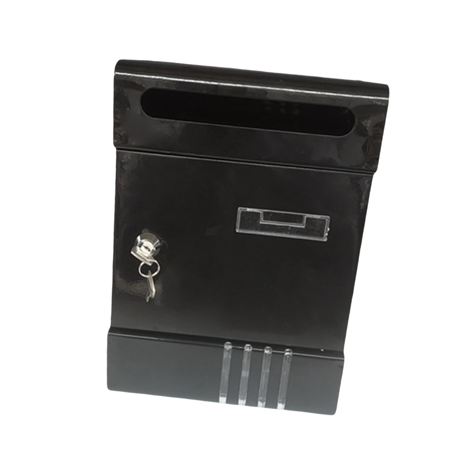 TISHITA Locking Wall Mailbox Outdoor Mail Box Metal Drop Box Easy