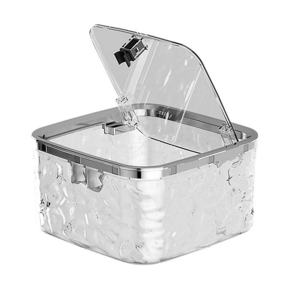 TISHITA Mini Desktop Trash Can Small Trash Bin Dustbin Recycling Bin Garbage Can Waste Basket for Vanity Desk Outdoor Laundry Kitchen short